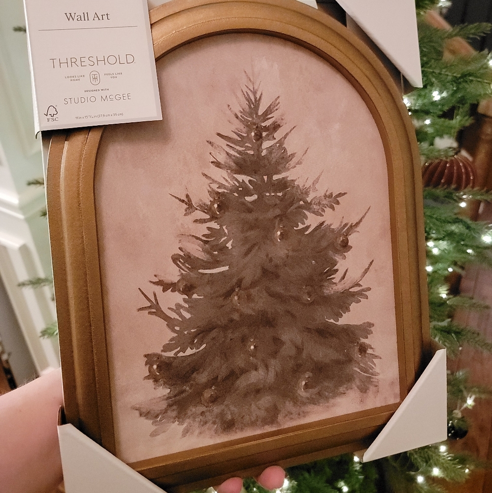 Studio Mcgee Target Christmas Tree Framed Photo Wall Art Threshold - Picture 2 of 10